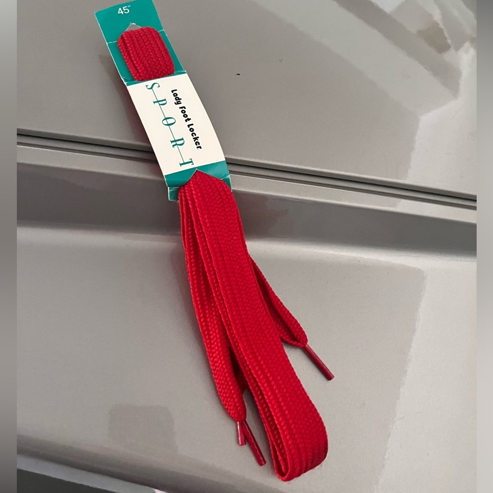 Lady Foot Locker 1” Wide Shoe Laces Shoelaces 45” new Shoestrings